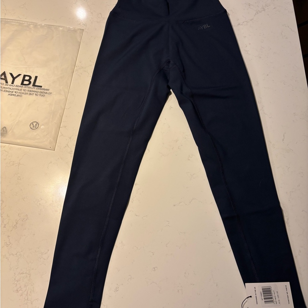 AYBL Staple Leggings Size M Navy